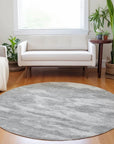LOOMLAN Rugs Pyrelle Gray Washable Indoor-Outdoor Rug