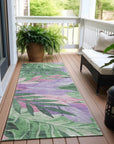 LOOMLAN Rugs Quilene Green Washable Indoor-Outdoor Rug