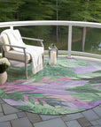 LOOMLAN Rugs Quilene Green Washable Indoor-Outdoor Rug