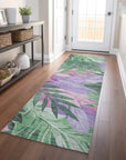 LOOMLAN Rugs Quilene Green Washable Indoor-Outdoor Rug