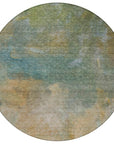 LOOMLAN Rugs Raffira Green Washable Indoor-Outdoor Rug