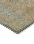 LOOMLAN Rugs Raffira Green Washable Indoor-Outdoor Rug