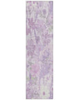 LOOMLAN Rugs Raimana Purple Washable Indoor-Outdoor Rug