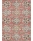 LOOMLAN Rugs Rapsodea Orange Washable Indoor-Outdoor Rug