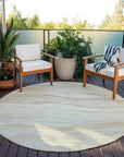 LOOMLAN Rugs Ravella Brown Washable Indoor-Outdoor Rug