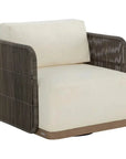 SUNPAN Ravenna Swivel Armchair Stinson Cream Outdoor Chair