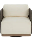 SUNPAN Ravenna Swivel Armchair Stinson Cream Outdoor Chair