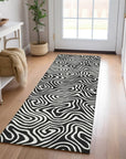LOOMLAN Rugs Raya Black Washable Indoor-Outdoor Rug