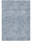 LOOMLAN Rugs Raya Blue Washable Indoor-Outdoor Rug