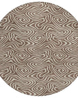 LOOMLAN Rugs Raya Brown Washable Indoor-Outdoor Rug