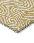 LOOMLAN Rugs Raya Gold Washable Indoor-Outdoor Rug