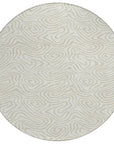 LOOMLAN Rugs Raya Ivory Washable Indoor-Outdoor Rug