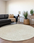LOOMLAN Rugs Raya Ivory Washable Indoor-Outdoor Rug