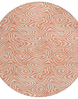LOOMLAN Rugs Raya Orange Washable Indoor-Outdoor Rug