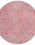 LOOMLAN Rugs Raya Pink Washable Indoor-Outdoor Rug