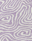 LOOMLAN Rugs Raya Purple Washable Indoor-Outdoor Rug