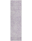 LOOMLAN Rugs Raya Purple Washable Indoor-Outdoor Rug