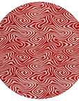 LOOMLAN Rugs Raya Red Washable Indoor-Outdoor Rug