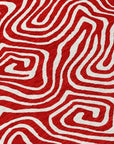 LOOMLAN Rugs Raya Red Washable Indoor-Outdoor Rug