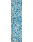 LOOMLAN Rugs Raya Teal Washable Indoor-Outdoor Rug