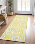 LOOMLAN Rugs Raya Yellow Washable Indoor-Outdoor Rug