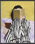 LOOMLAN Reading Artwork d Canvas With Floating
