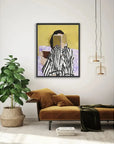 LOOMLAN Reading Artwork d Canvas With Floating
