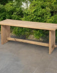 Reclaimed Teak Outdoor High Table Seats 10 - LOOMLAN - Artesia - Outdoor Counter Tables