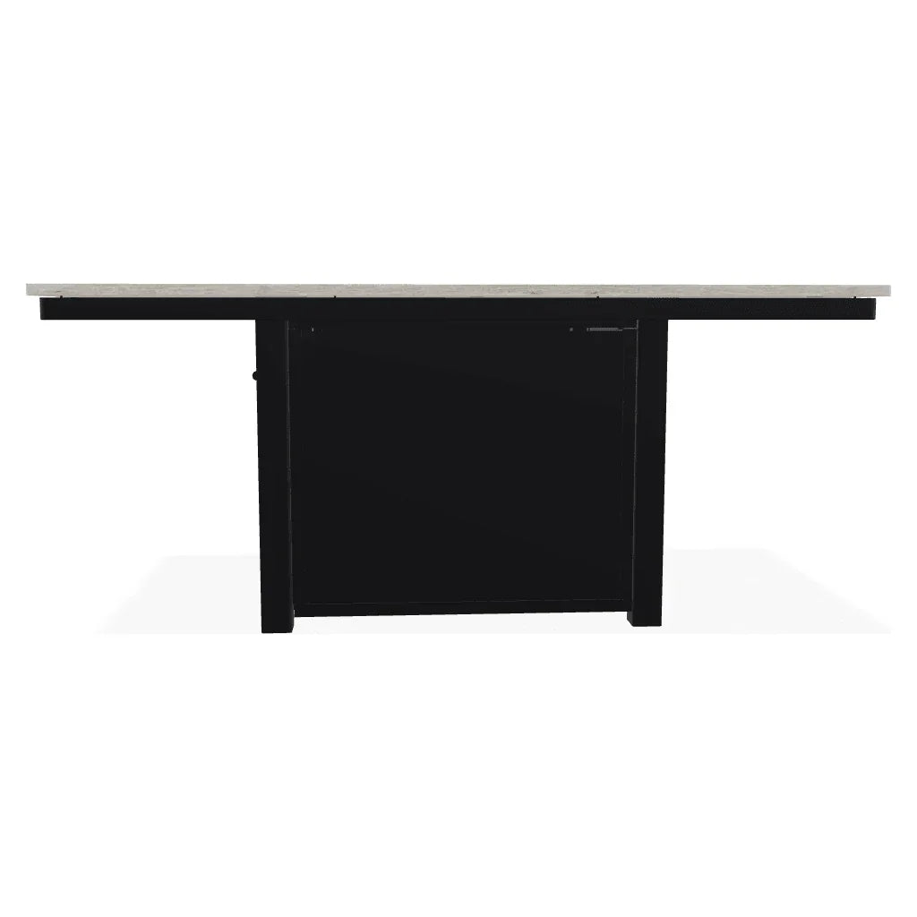 Rectangular Polymer Chat Height Fire Table - LOOMLAN - Telescope - Outdoor Fire Tables