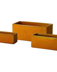 Rectangular Window Box Ceramic Planter - LOOMLAN - Emissary - Planters