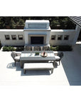Redondo Aluminum Outdoor Dining Table - LOOMLAN - Sunset West - Outdoor Dining Tables