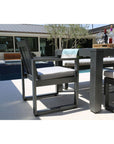 Redondo Aluminum Outdoor Dining Table - LOOMLAN - Sunset West - Outdoor Dining Tables