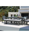 Redondo Aluminum Outdoor Dining Table - LOOMLAN - Sunset West - Outdoor Dining Tables