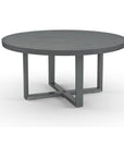 Redondo Aluminum Round Outdoor Dining Table - LOOMLAN - Sunset West - Outdoor Dining Tables