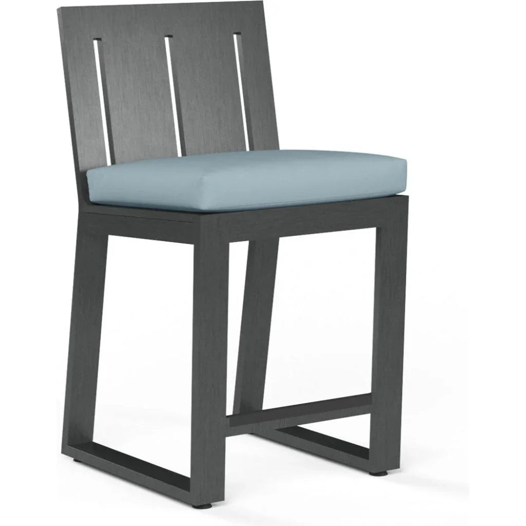 Redondo Sunbrella Outdoor Barstool - LOOMLAN - Sunset West - Outdoor Bar Stools