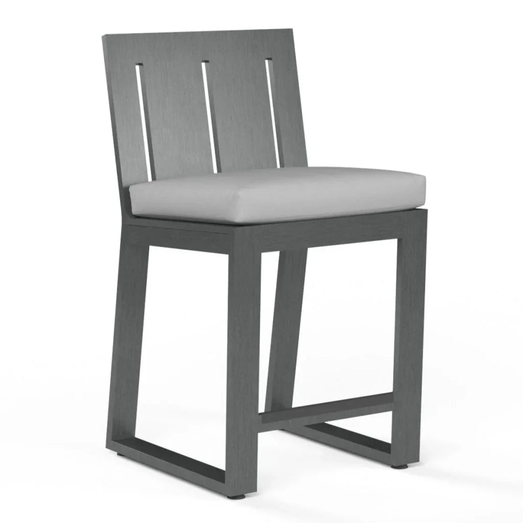 Redondo Sunbrella Outdoor Barstool - LOOMLAN - Sunset West - Outdoor Bar Stools