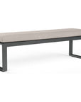 Redondo Sunbrella Outdoor Dining Bench - LOOMLAN - Sunset West - Outdoor Benches