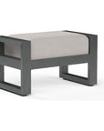 Redondo Sunbrella Outdoor Ottoman - LOOMLAN - Sunset West - Outdoor Ottomans