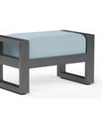 Redondo Sunbrella Outdoor Ottoman - LOOMLAN - Sunset West - Outdoor Ottomans