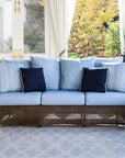 Lloyd Flanders Reflections 3-Seater Sofa All Weather Wicker Sunbrella Cushions