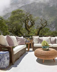 Lloyd Flanders Reflections 3-Seater Sofa All Weather Wicker Sunbrella Cushions