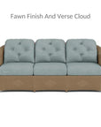 Lloyd Flanders Reflections 3-Seater Sofa All Weather Wicker Sunbrella Cushions