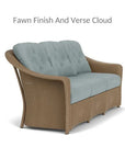Lloyd Flanders Reflections 3-Seater Sofa All Weather Wicker Sunbrella Cushions