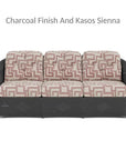 Lloyd Flanders Reflections 3-Seater Sofa All Weather Wicker Sunbrella Cushions