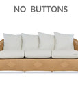 Lloyd Flanders Reflections 3-Seater Sofa All Weather Wicker Sunbrella Cushions