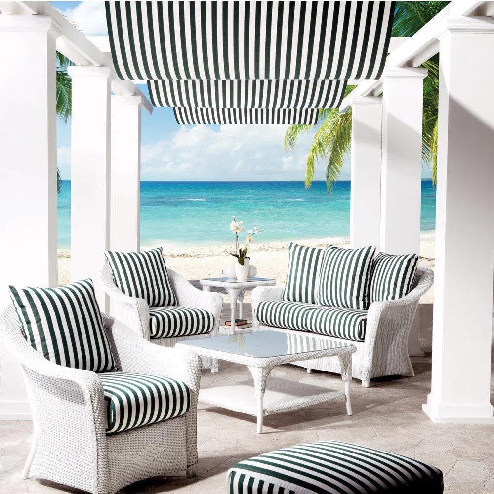 Reflections Loveseat 5PC Lounge Set Chairs & Tables - LOOMLAN - Lloyd Flanders - Outdoor Lounge Sets