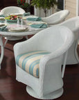 Reflections Patio Dining Table Set Armchairs Set for 6 - LOOMLAN - Lloyd Flanders - Outdoor Dining Sets