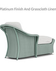 Lloyd Flanders Reflections Wicker Day Chaise Lounge Sunbrella Cushions