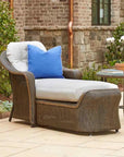 Lloyd Flanders Reflections Wicker Day Chaise Lounge Sunbrella Cushions
