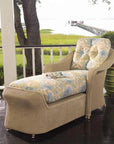 Lloyd Flanders Reflections Wicker Day Chaise Lounge Sunbrella Cushions